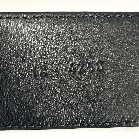 Prada UNISEX Black Leather Belt Size 34 - Picture 10 of 10